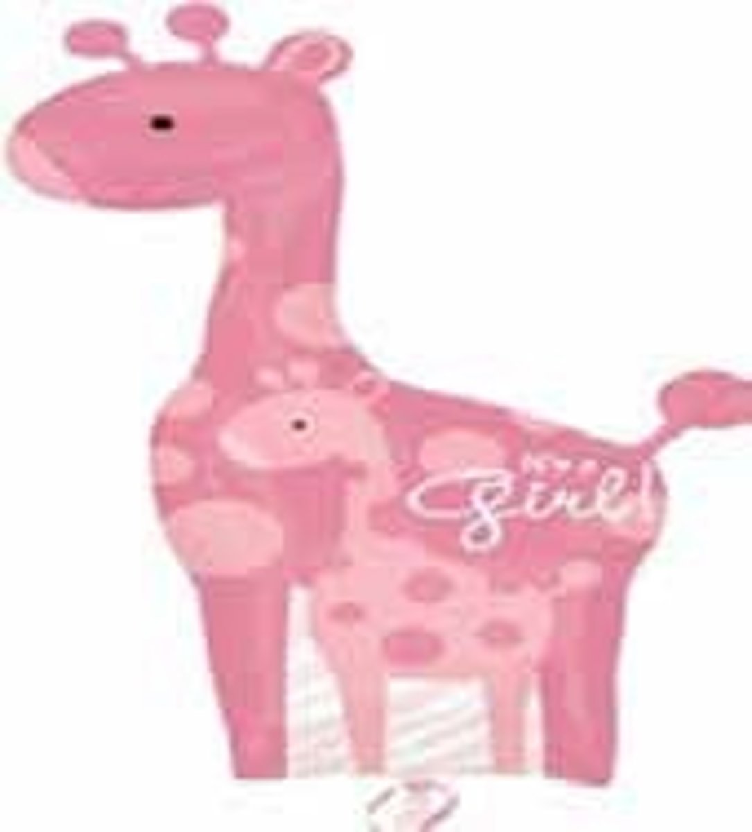 Girl Giraffe Supershape 78cm