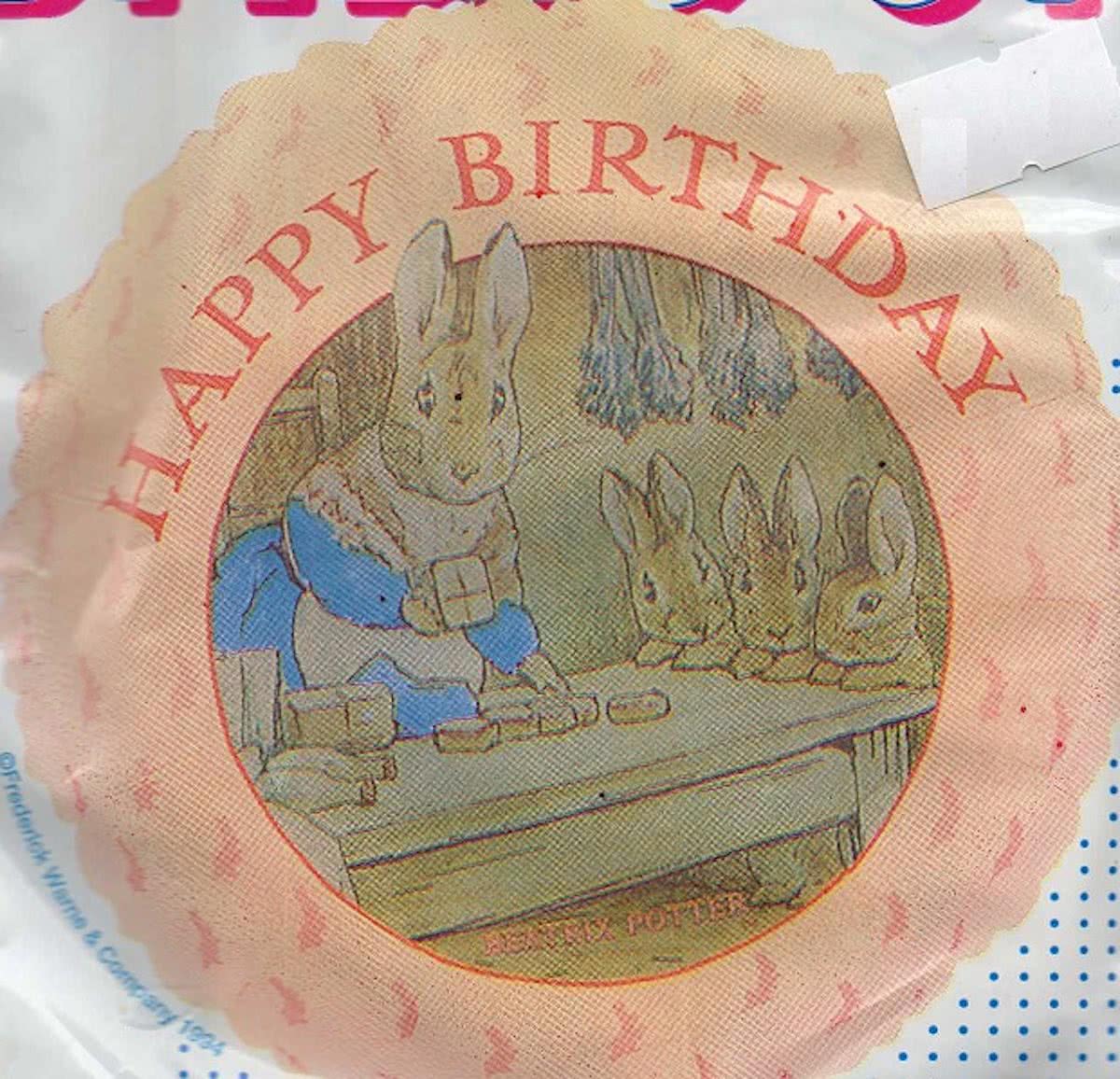 folieballon - Peter Rabbit - Happy Birthday