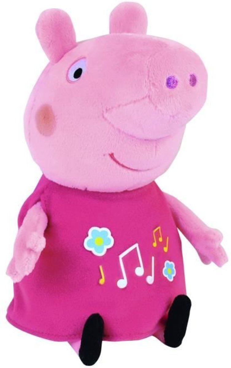 Jemini PEPPA PIG Peluche 25 cm muzikaal en lichtgevend