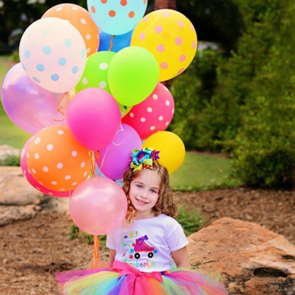 Gestipte ballonnen set - 10 stuks - Kinderfeest - Verassing - Suprise Party - Feestje - Ballon - Stip balonnen