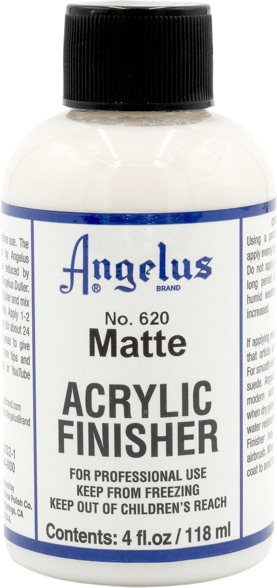 Angelus Acryl Finish voor leerverf - Hoogglans afwerking - Vernis - 118ml