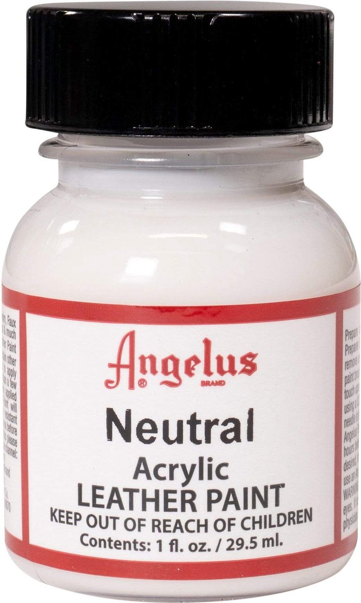 Angelus Leather Acrylic Paint - textielverf voor leren stoffen - acrylbasis - Neutral - 29,5ml