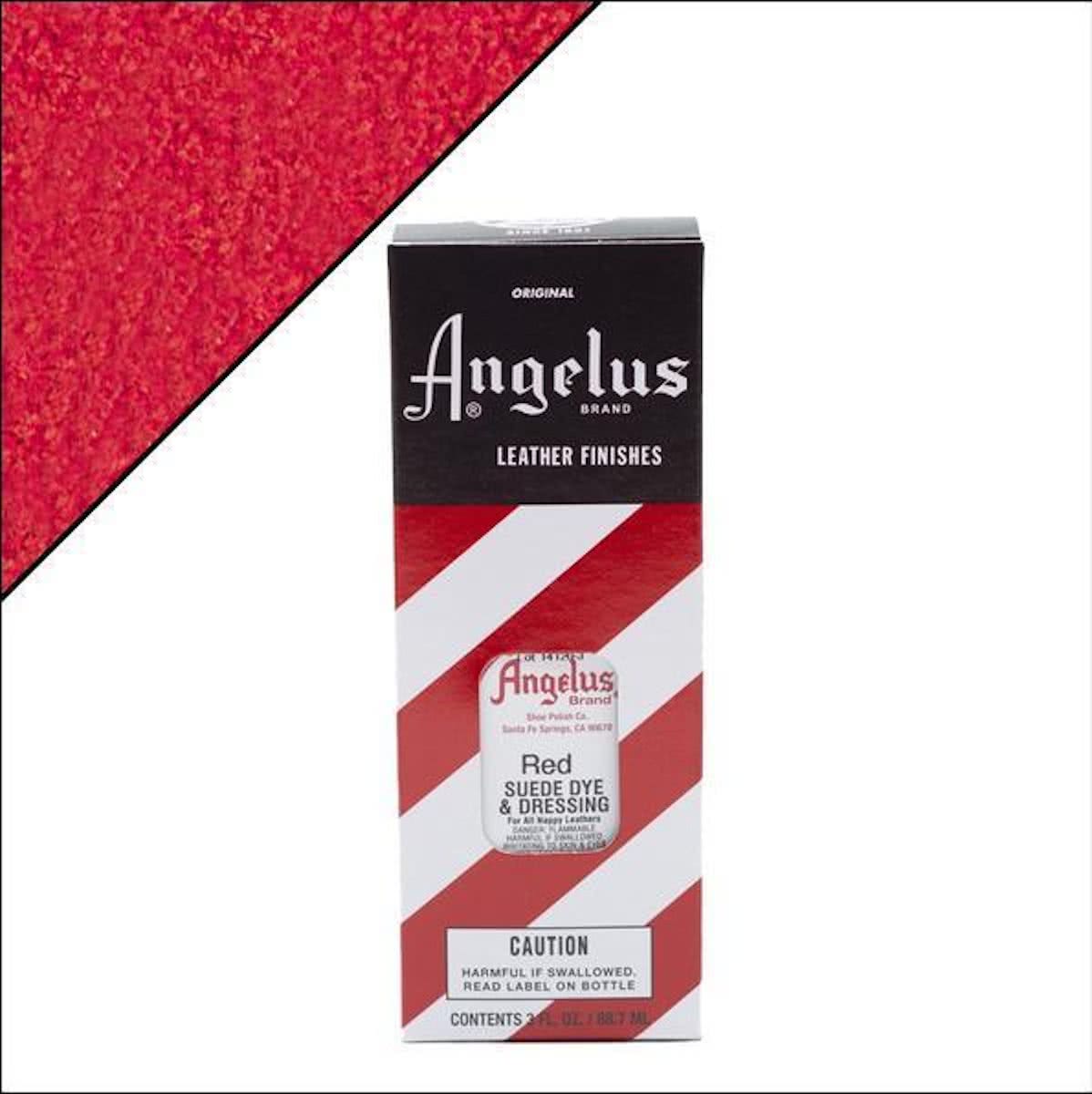 Angelus Suede Dye Rood  88,7ml/3oz  - Verf voor suede