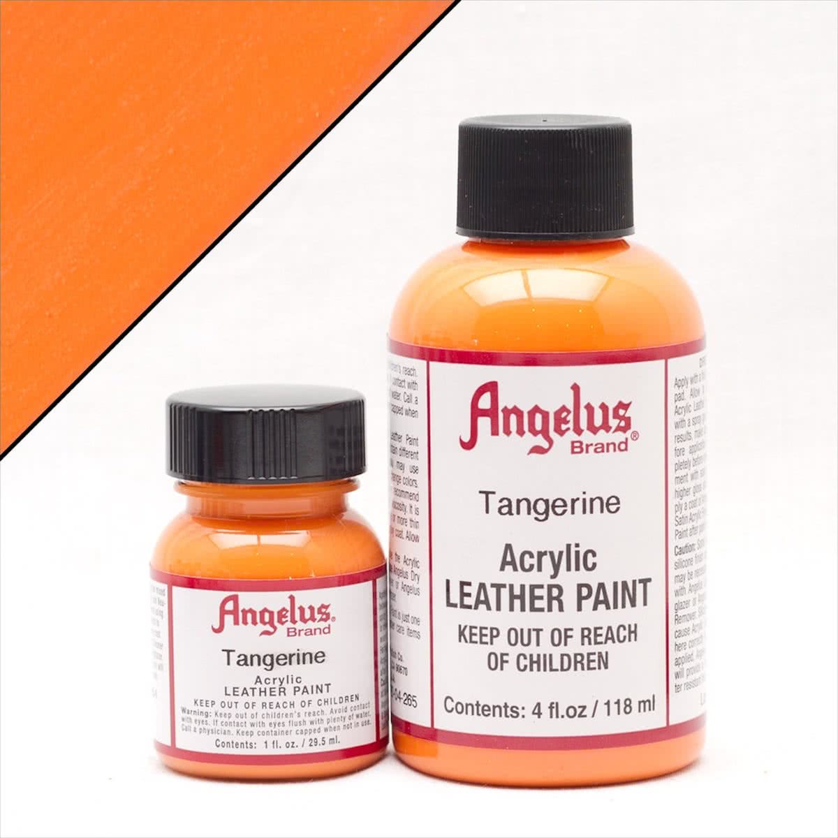 Angelus leerverf Mandarijn 118ml/4oz