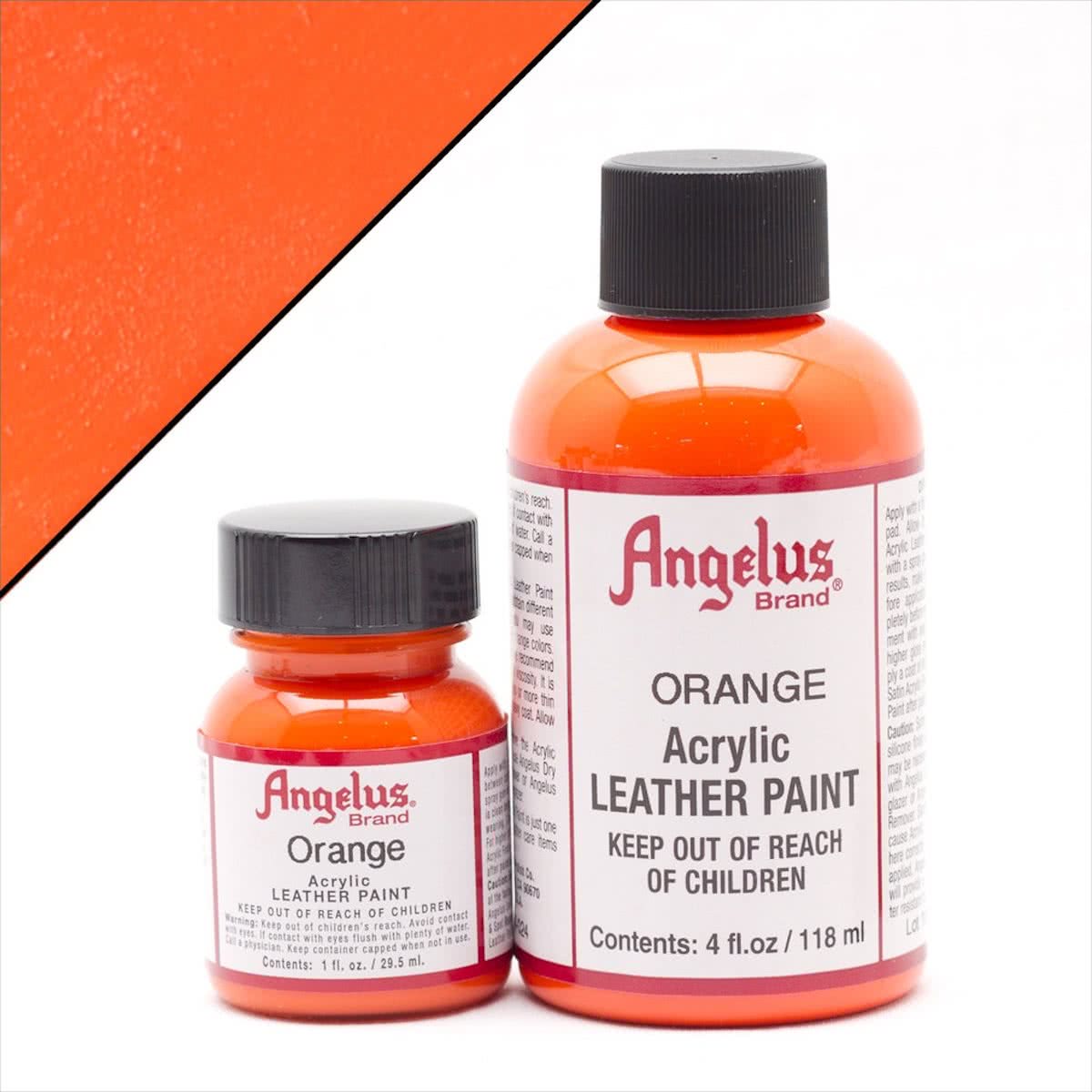 Angelus leerverf Oranje 118ml/4oz