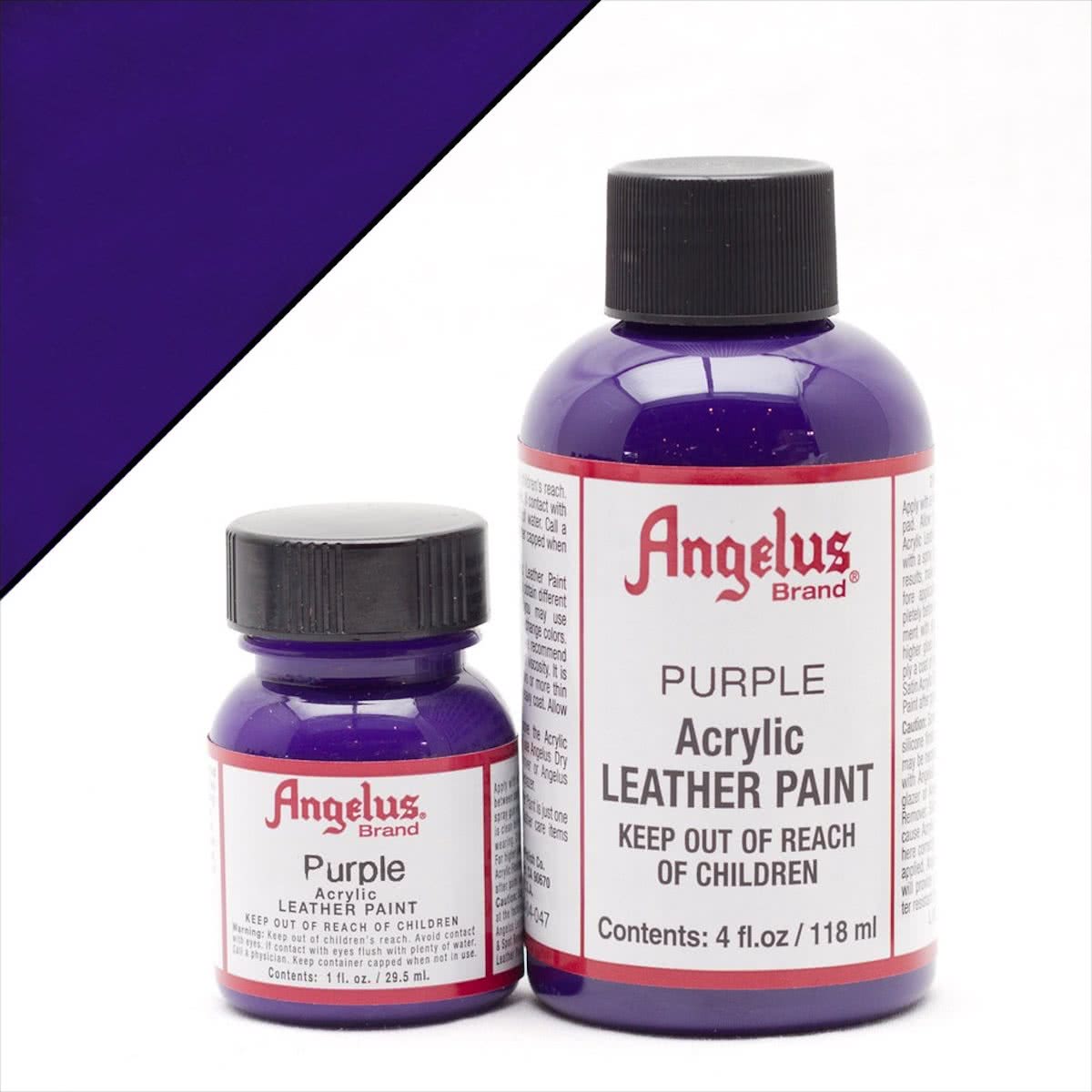 Angelus leerverf Paars 118ml/4oz