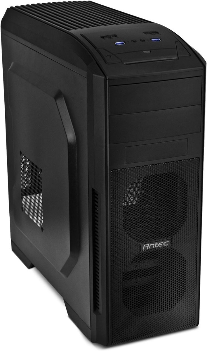 Antec GX500 Midi-Toren Zwart computerbehuizing