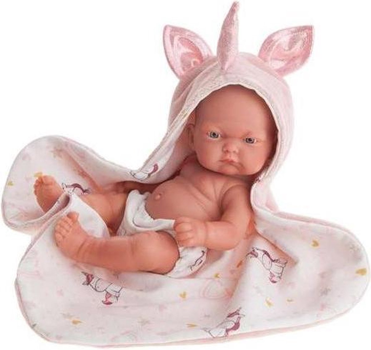 Babypop met Accessoires Antonio Juan Pitu Eenhoorn (26 cm)