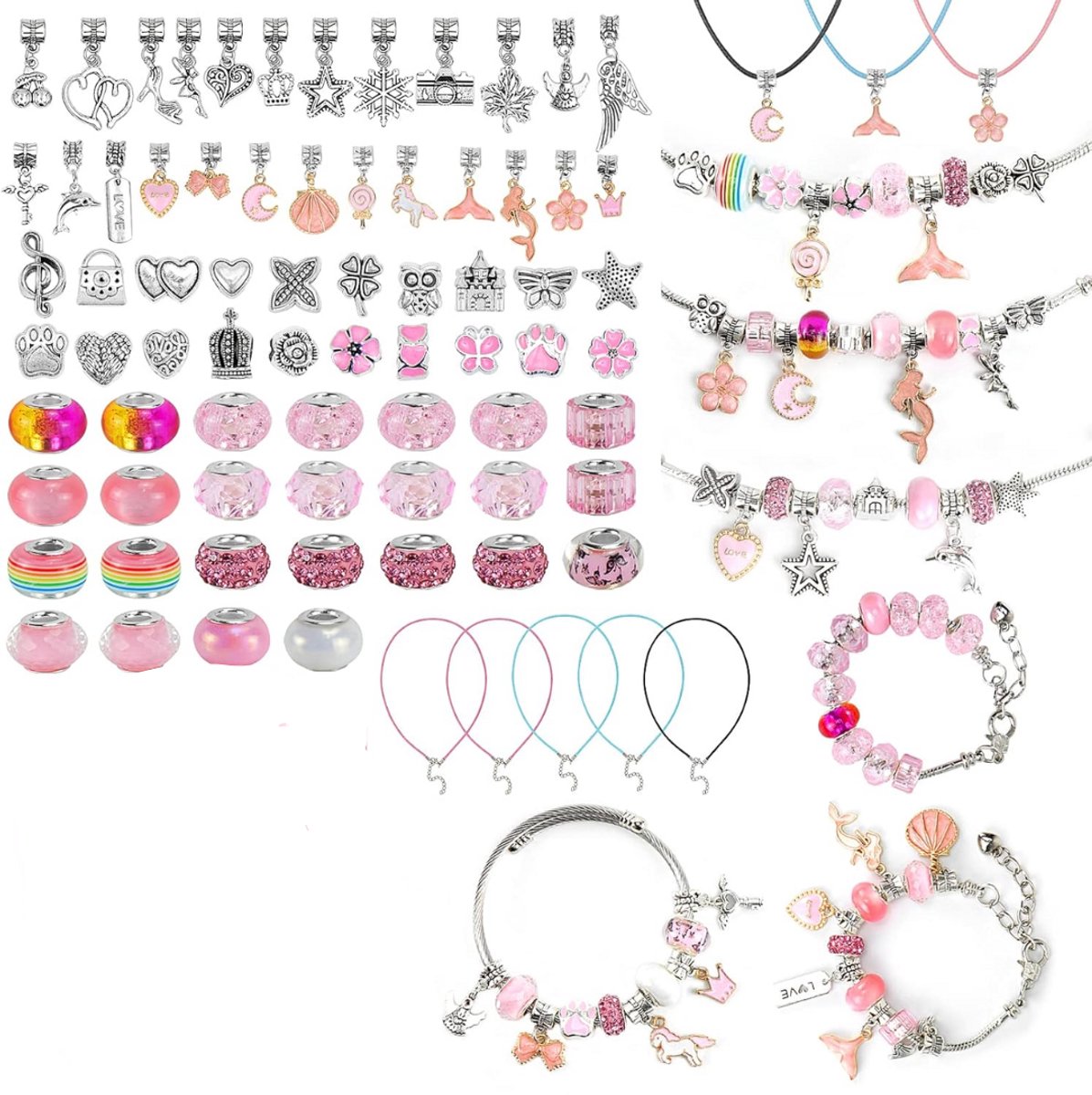   Armbandjes Maken Meisjes - Knutselkoffer - Kinderspeelgoed