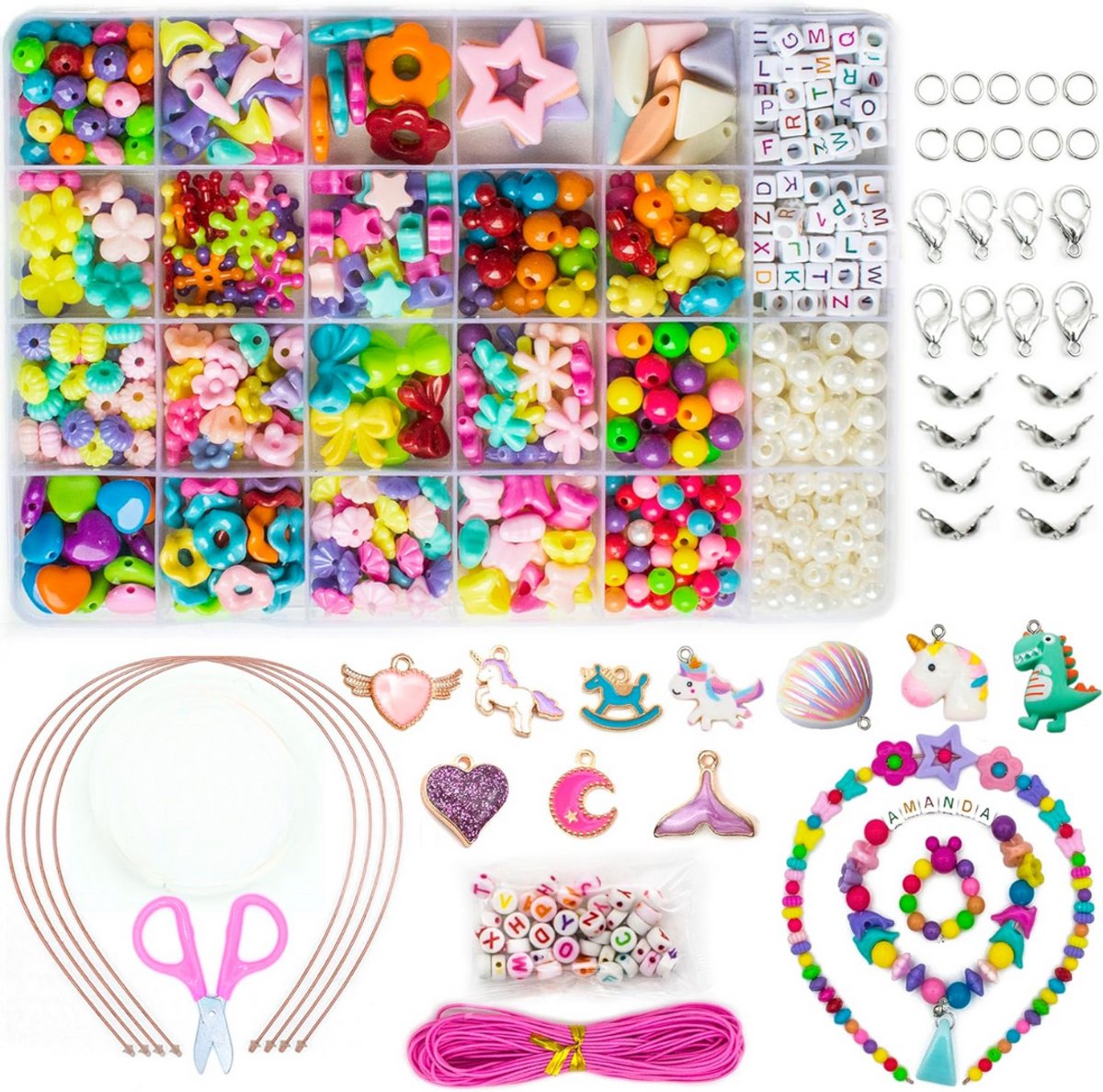   Armbandjes Maken Meisjes - Knutselkoffer - Kinderspeelgoed