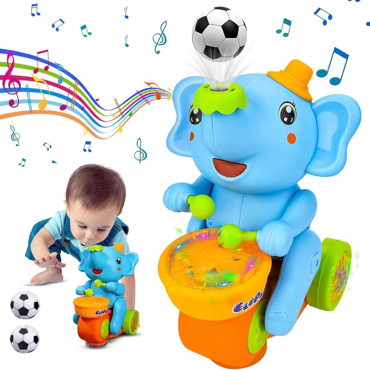   Baby Speelgoed 0 Jaar - Kinderspeelgoed 6 Maanden - Multicolor