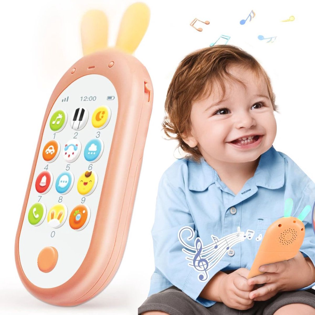   Baby Speelgoed 0 Jaar - Kinderspeelgoed 6 Maanden - Roze