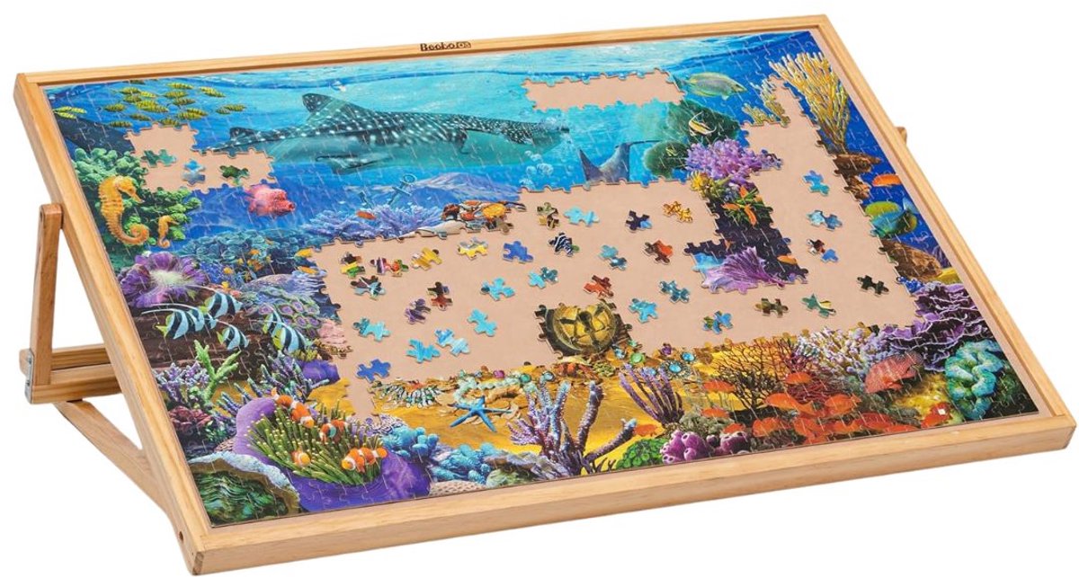   Puzzeltafel -   - Puzzelmap - Bruin