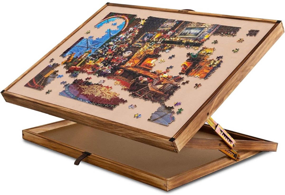   Puzzeltafel -   - Puzzelmap - Bruin