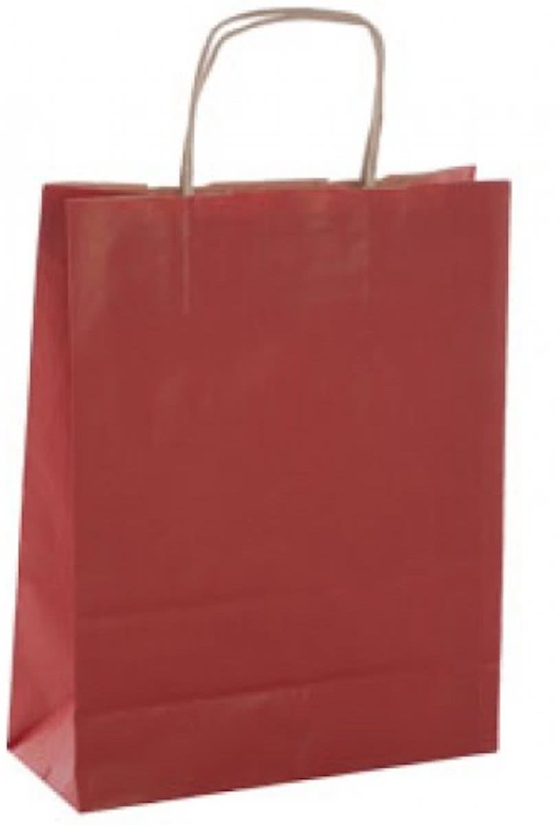   rode gift bag, 50 stuk