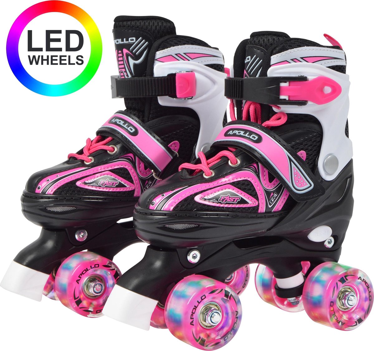 Apollo LED Rolschaatsen Super Quads X-Pro