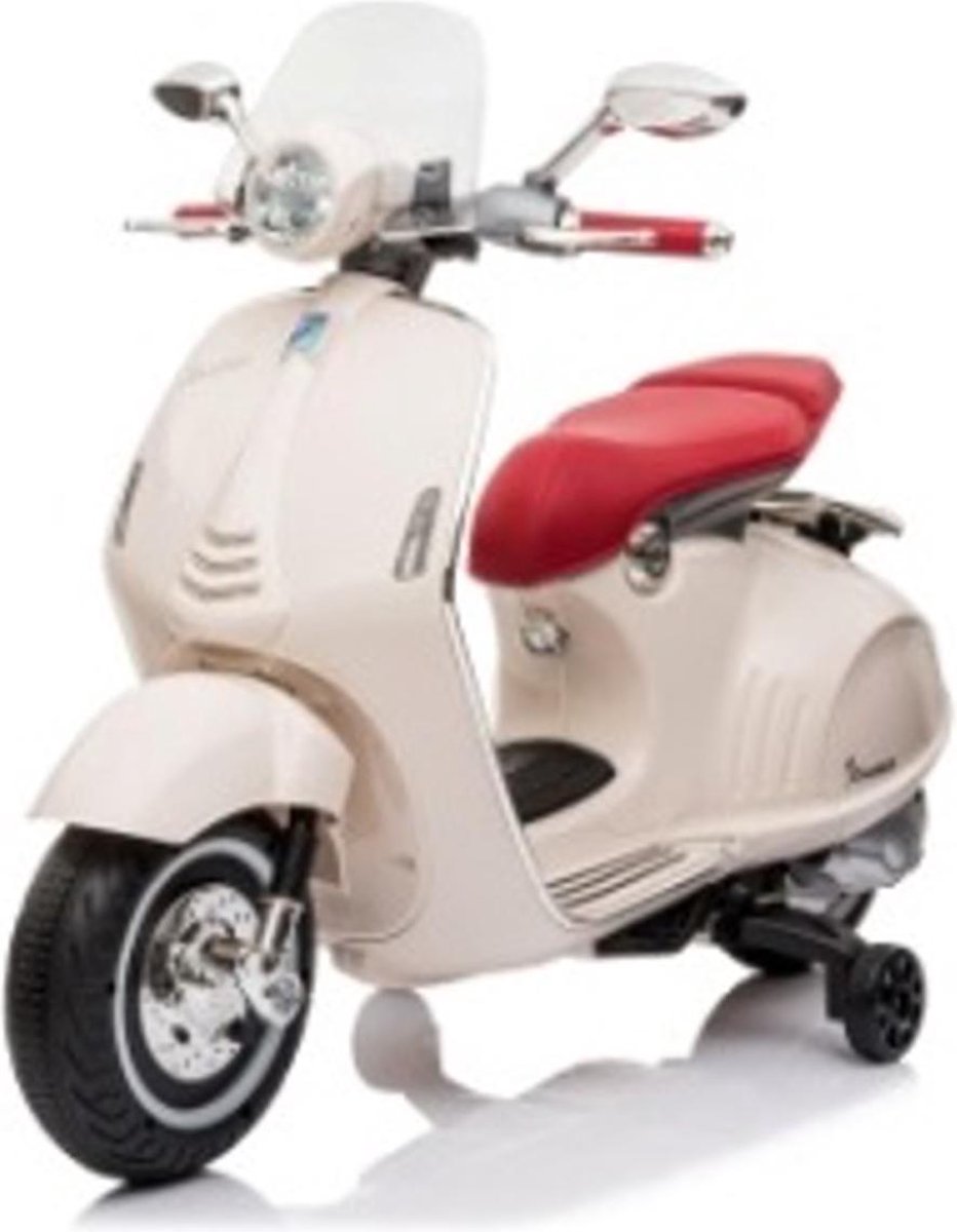 Apollo Vespa electrische kinder scooter Beige - Model 946