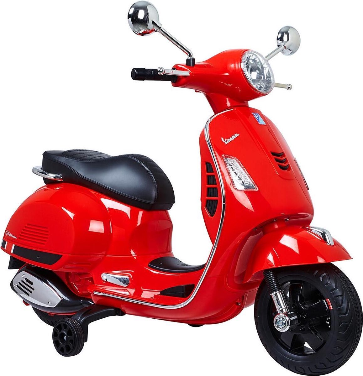   Vespa electrische kinder scooter Rood - Model 801