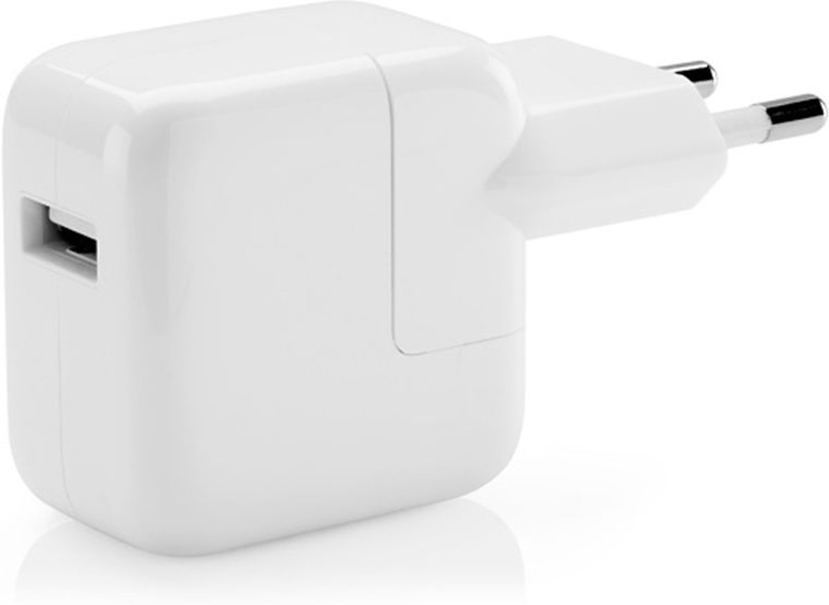 Apple EU 2 Pin Mains Charger 2.4A MD836ZM/A No Cable White