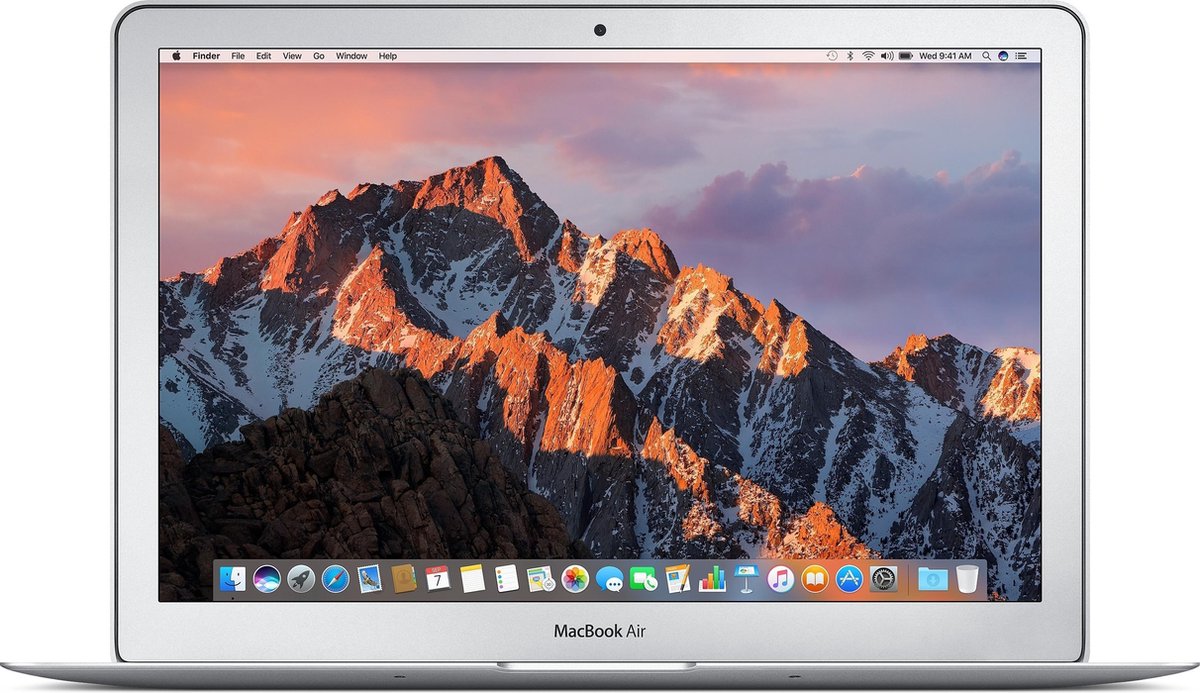 Apple MacBook Air Notebook Zilver 33,8 cm (13.3) 1440 x 900 Pixels Vijfde generatie Intel® Core™ i5 8 GB LPDDR3-SDRAM 128 GB SSD Wi-Fi 5 (802.11ac) macOS Sierra