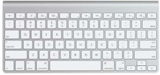 Apple Wireless Keyboard MC184N/B - Draadloos Toetsenbord / Qwerty / Grijs