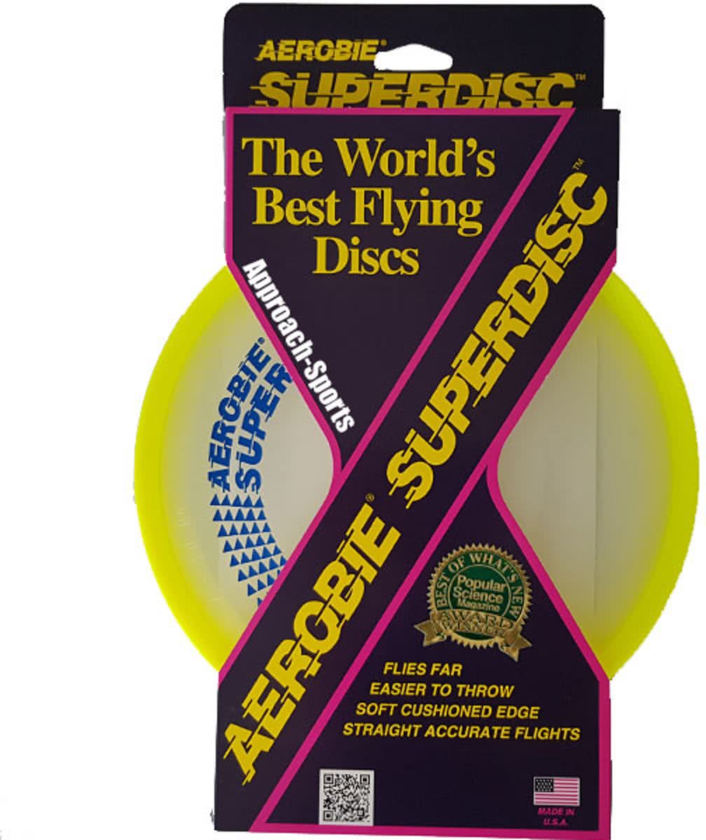 Funsports AEROBIE Superdisc Yellow frisbee