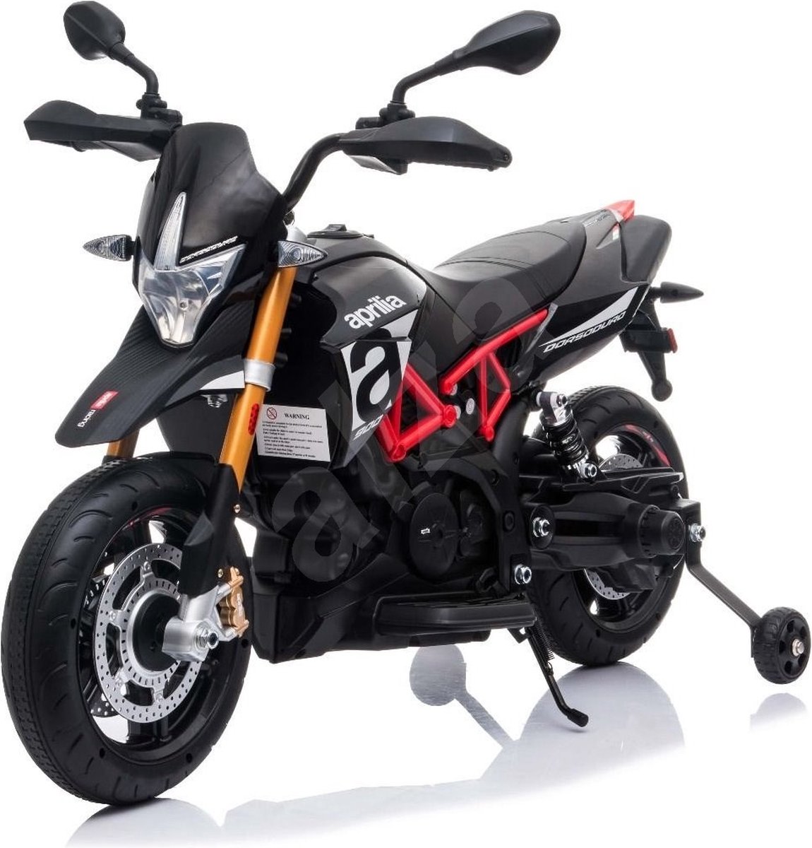 Elektrische Kindermotor Aprilia Dorsoduro 900 Zwart 12V