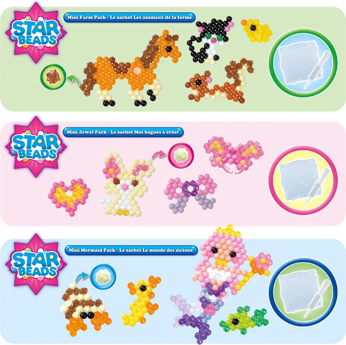 Aquabeads display mini sets assorti