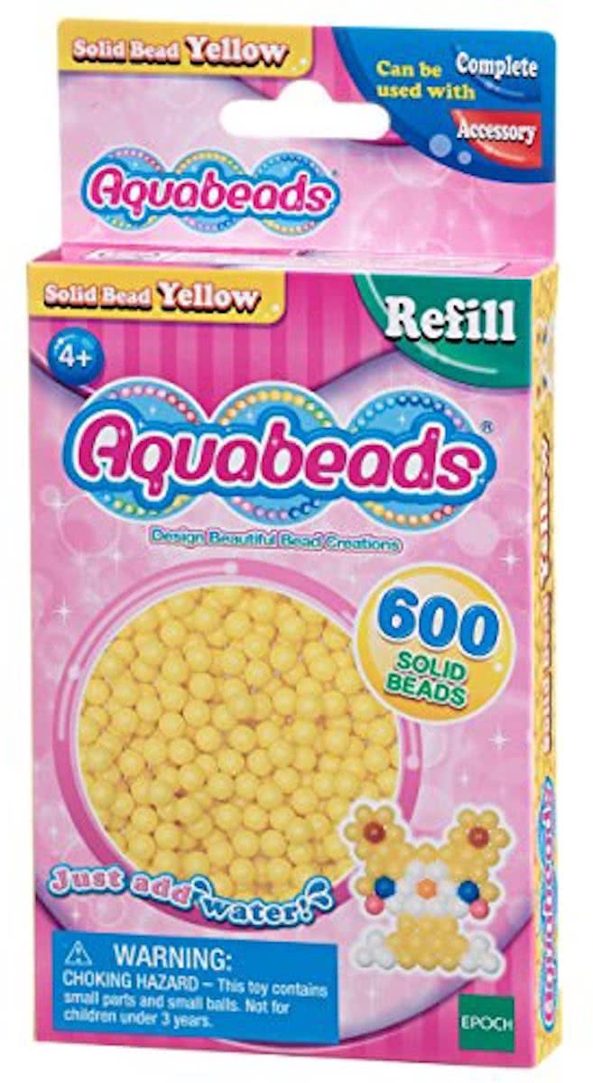 Aquabeads navulling geel 600 kralen