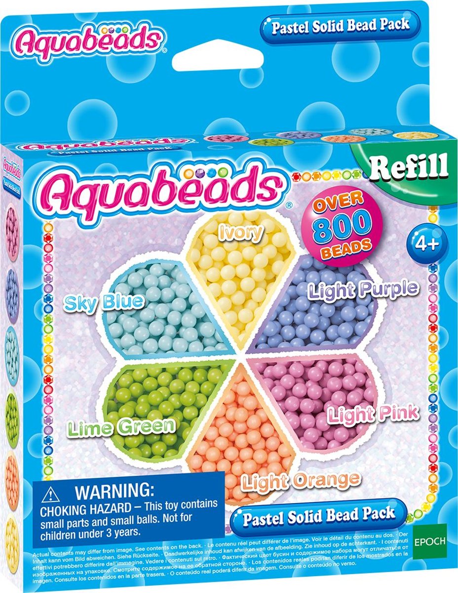 Navulling parels pastel Aquabeads