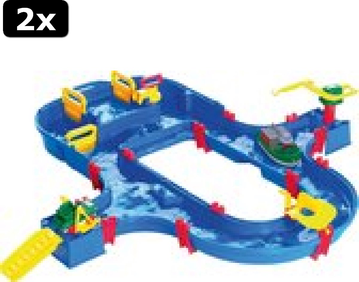 2x AquaPlay 1520 - SuperSet - 105x115 cm - Vanaf 3 jaar - Waterbaan