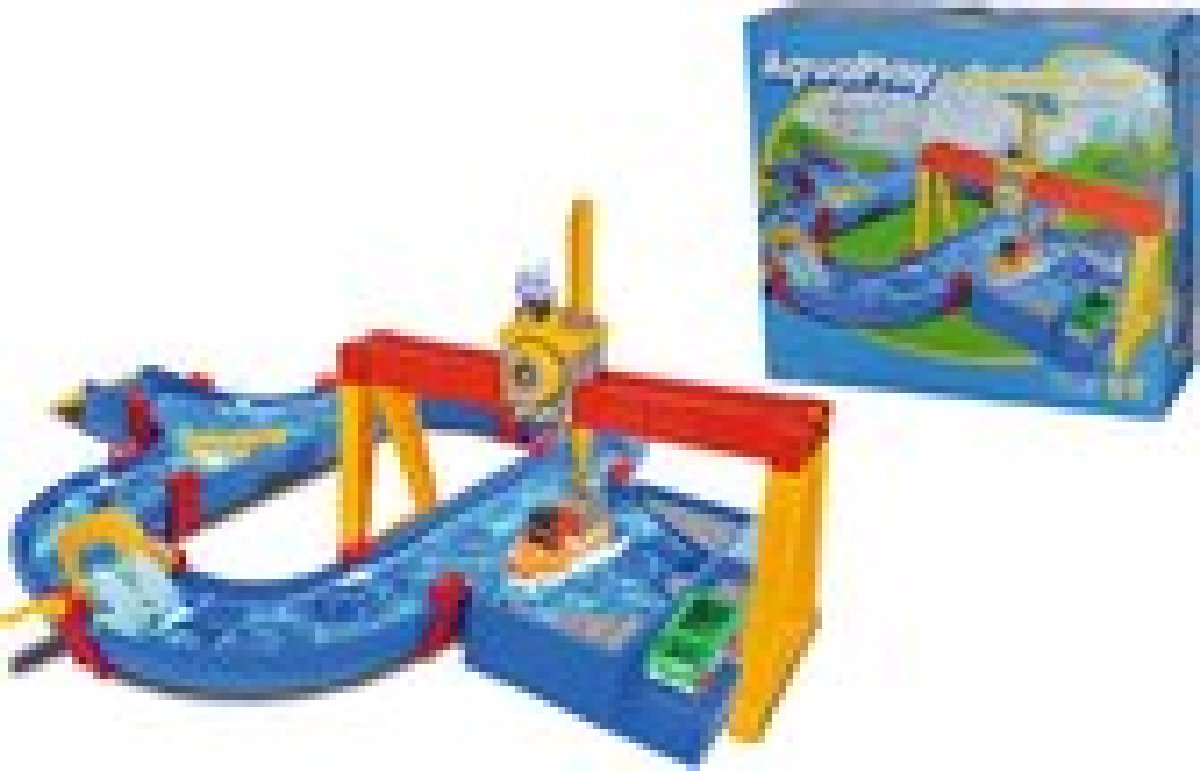 AquaPlay 1532 - ContainerPort - 104x90 cm - Vanaf 3 jaar - Waterbaan