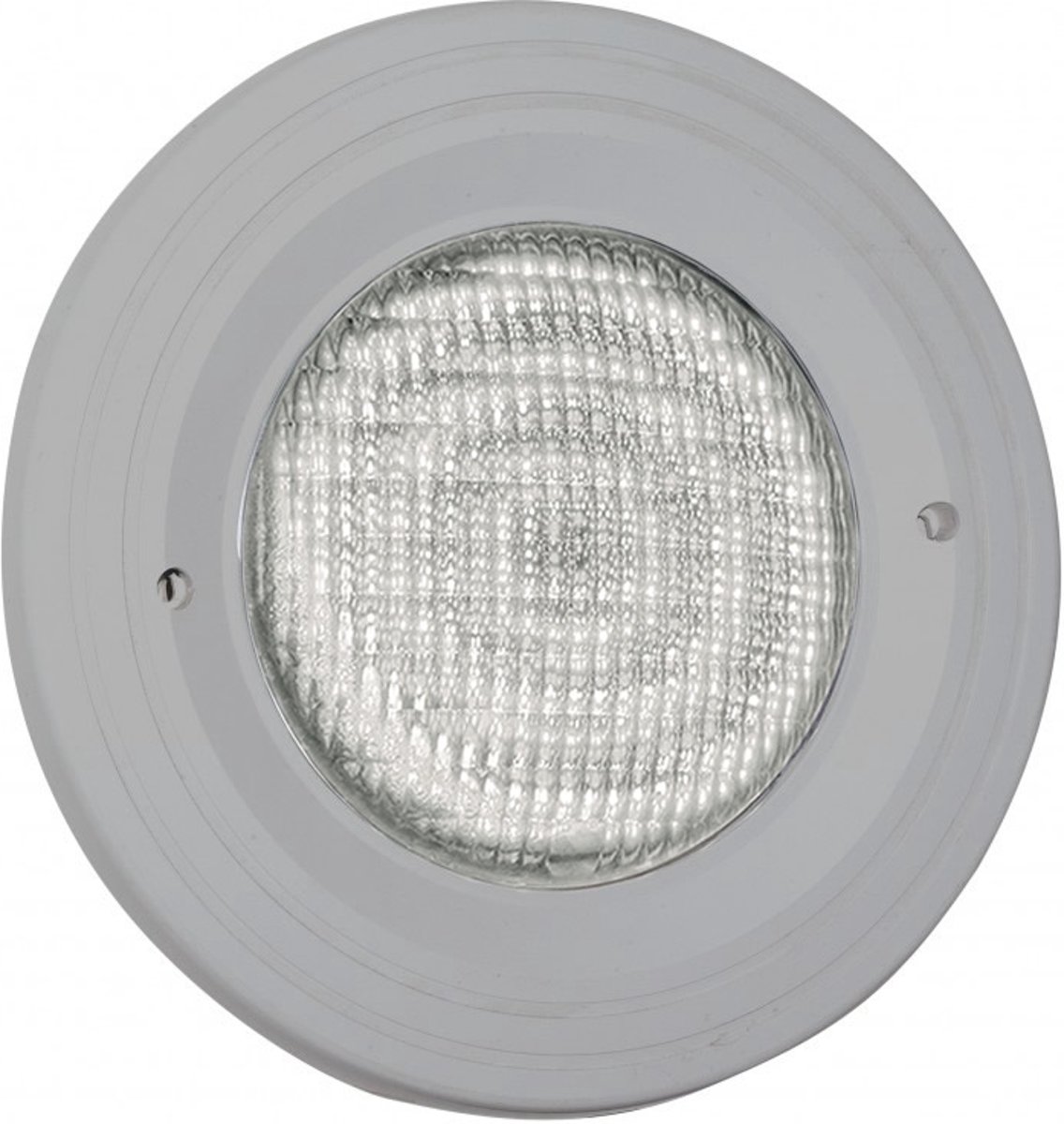 Zwembadlamp LED (wit) + inbouwset   grijs