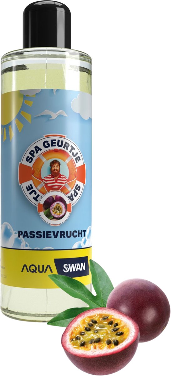   Spa Geur Passievrucht - betoverende zoete en exotische aromas van verse passievrucht - Spa Geur geschikt voor: opblaasbare spa, whirlpool, hot tub en bad - Spa Geur Fruit (Passievrucht) Fles 250 ml