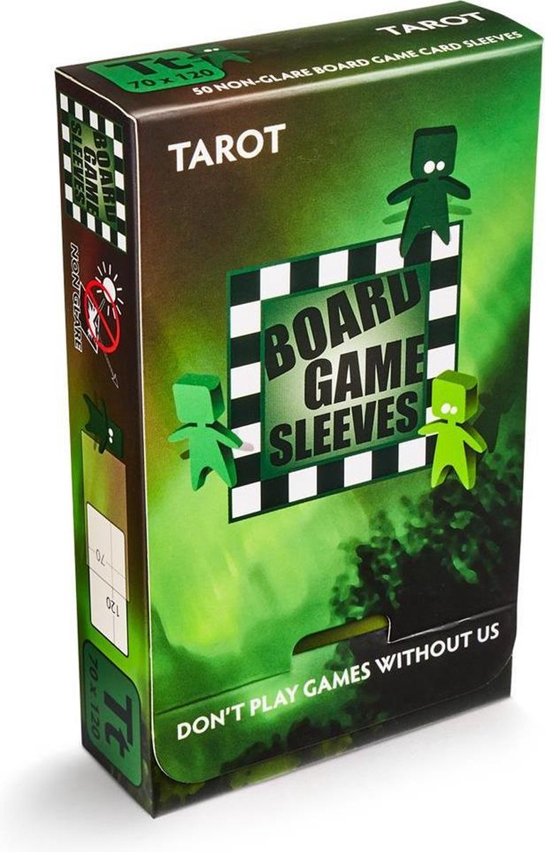 Board Game Sleeves (Non-Glare): Tarot (70x120mm) - 50 stuks