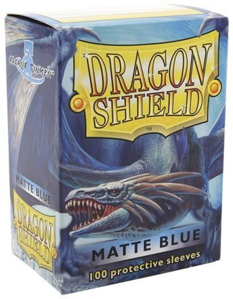 Dragon Shield Standard Sleeves - Matte Blue (100 Sleeves)