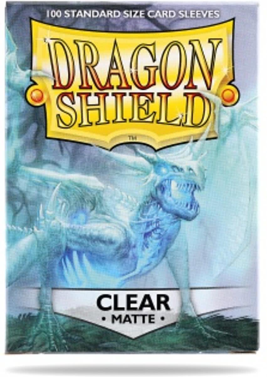 Dragon Shield Standard Sleeves - Matte Clear (100 Sleeves)