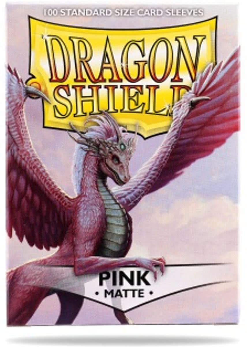 Dragon Shield Standard Sleeves - Matte Pink (100 Sleeves)