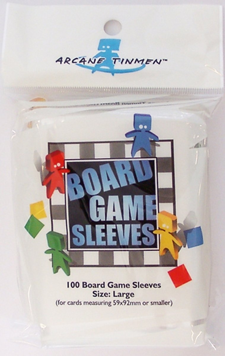 SLEEVES Board Game - Clear - Large (59x92mm) C60