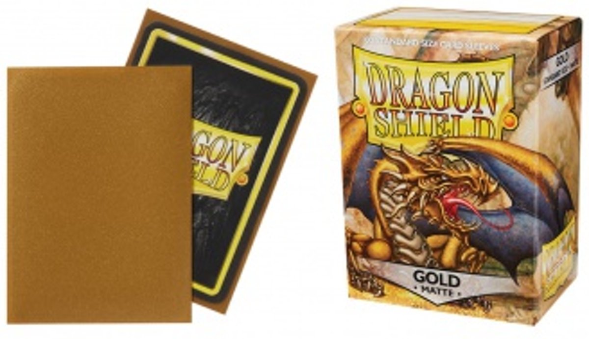 SLEEVES Dragon Shield MATTE - Gold (100ct) C50