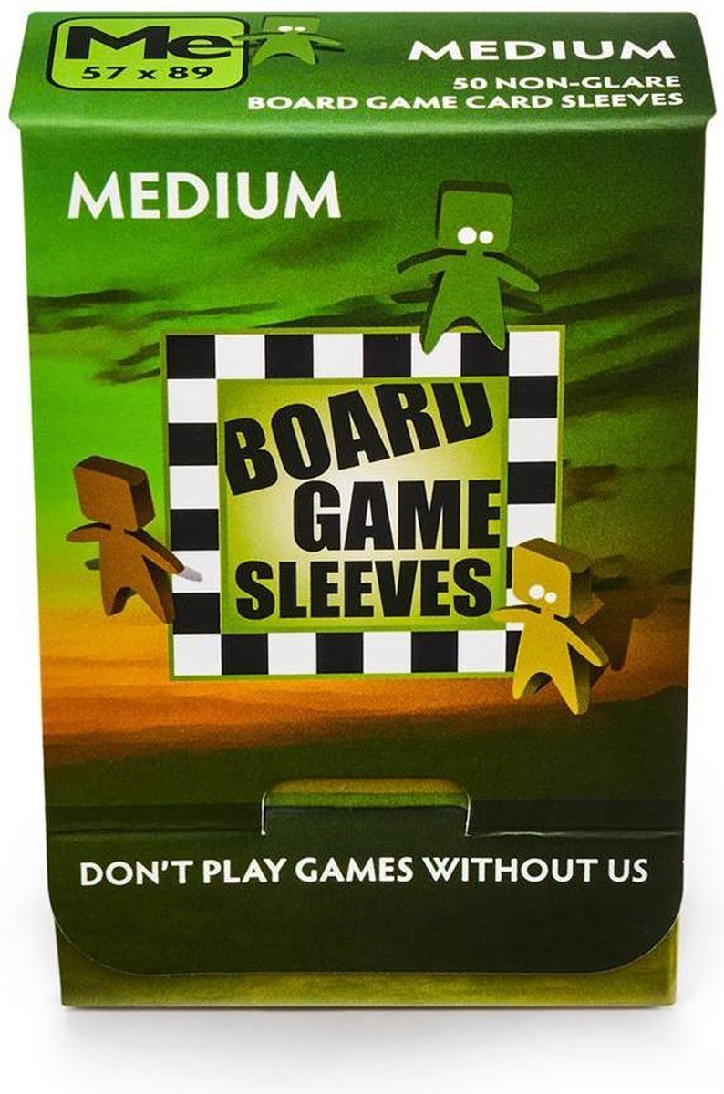 SLEEVES NON-GLARE Board Game - Medium (57x89mm)