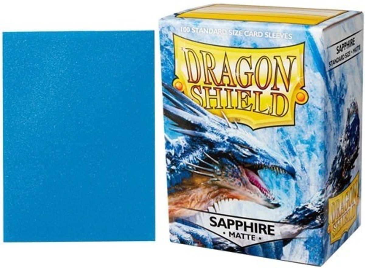 TCG Sleeves - Dragon Shield - Sapphire Matte Standard Size