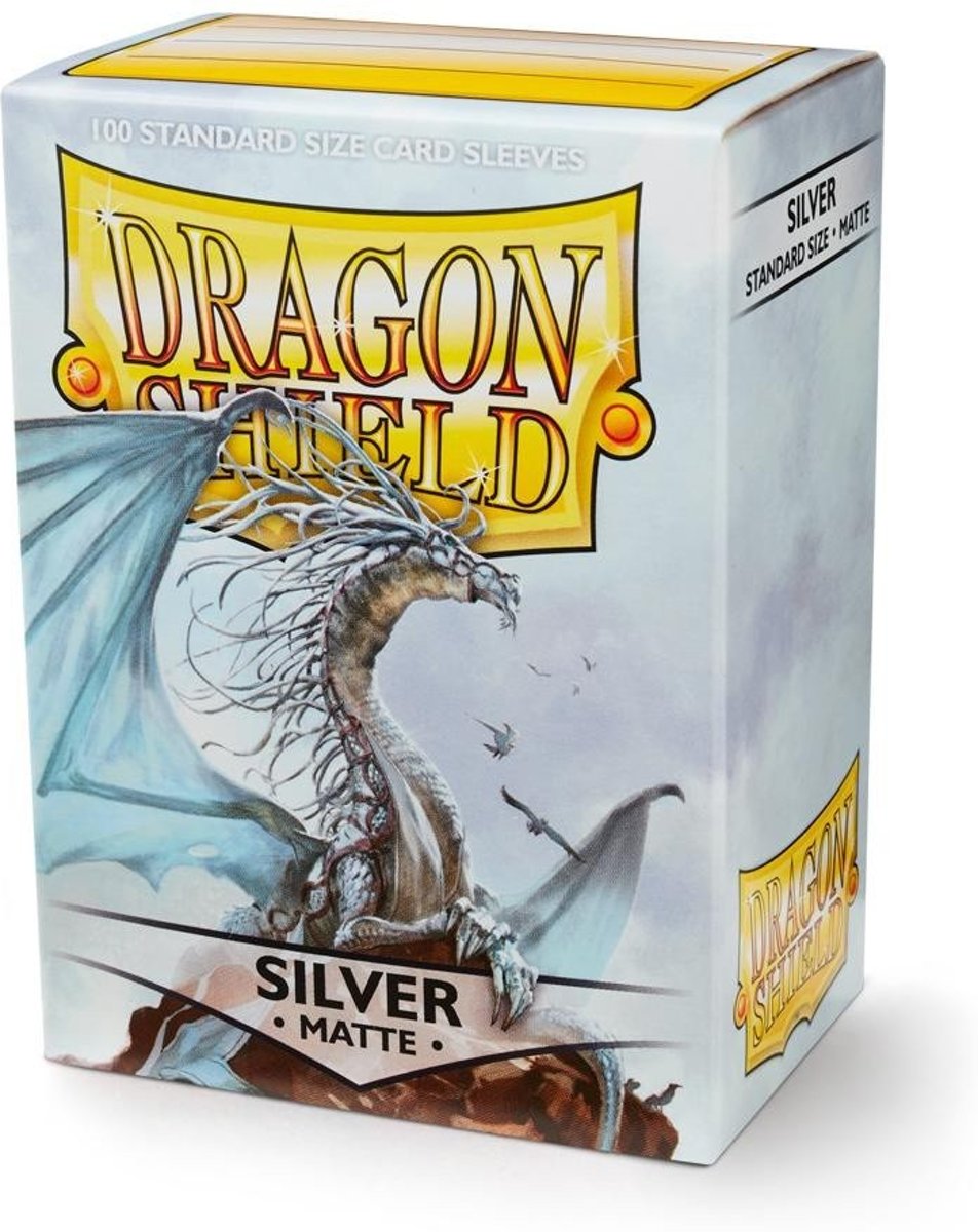 TCG Sleeves - Dragon Shield - Silver Matte Standard Size