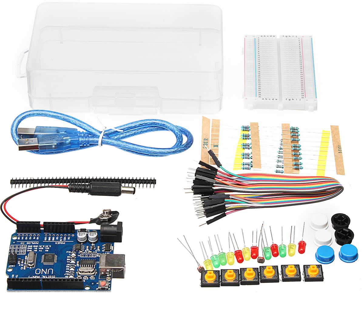 Arduino geschikte Uno R3 Starter Set - Mini Breadboard & Uno R3 Kit