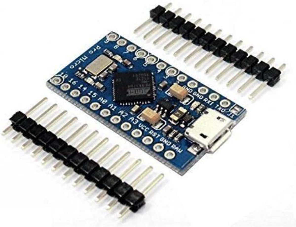 Arduino Leonardo / Pro Micro ATmega32U4 5 V/16 MHz Development Board Met 3 Row Pin Header voor Arduino Leonardo vervangen ATmega328 Pro Mini