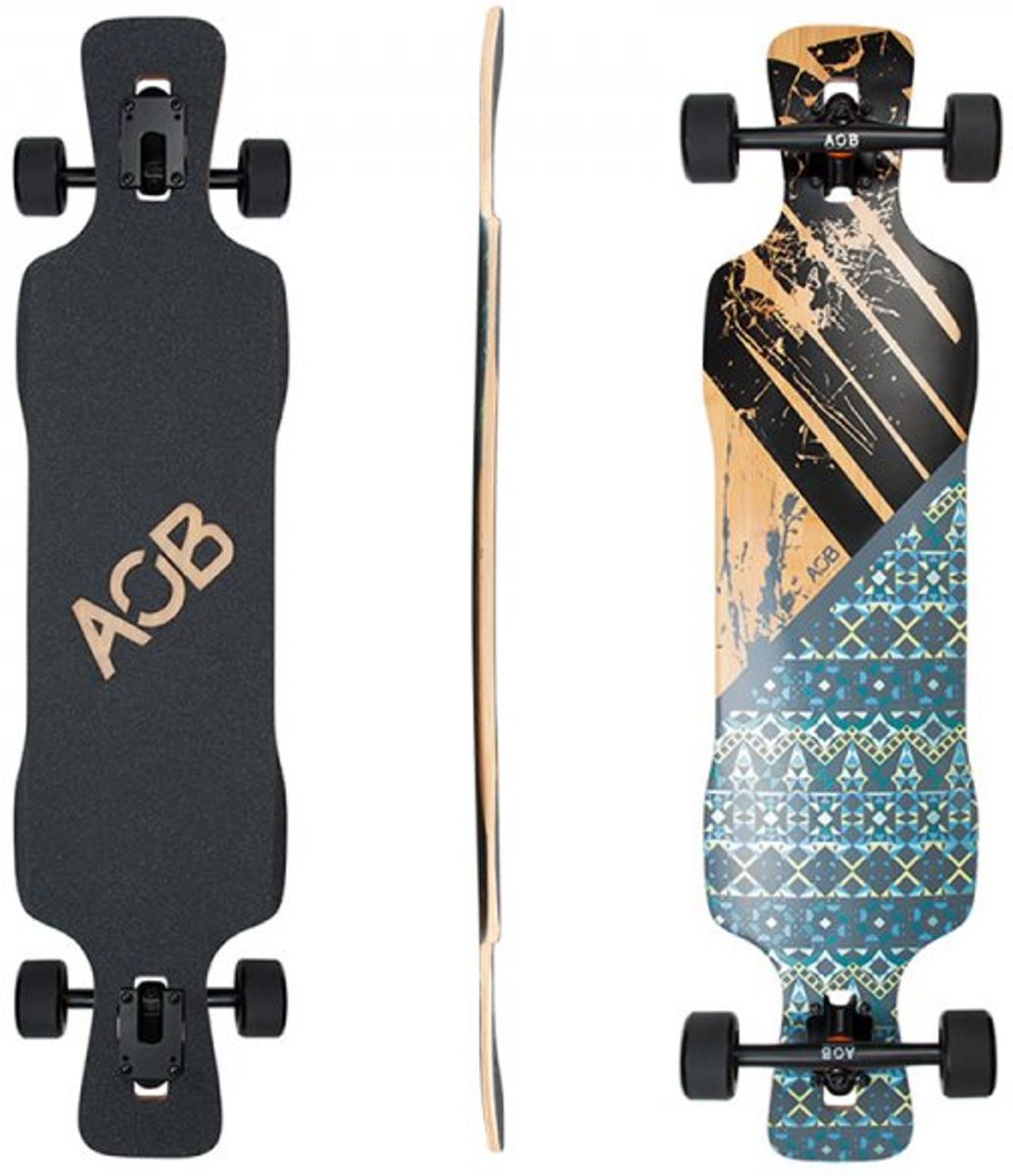 AOB Asymflower Longboard Complete