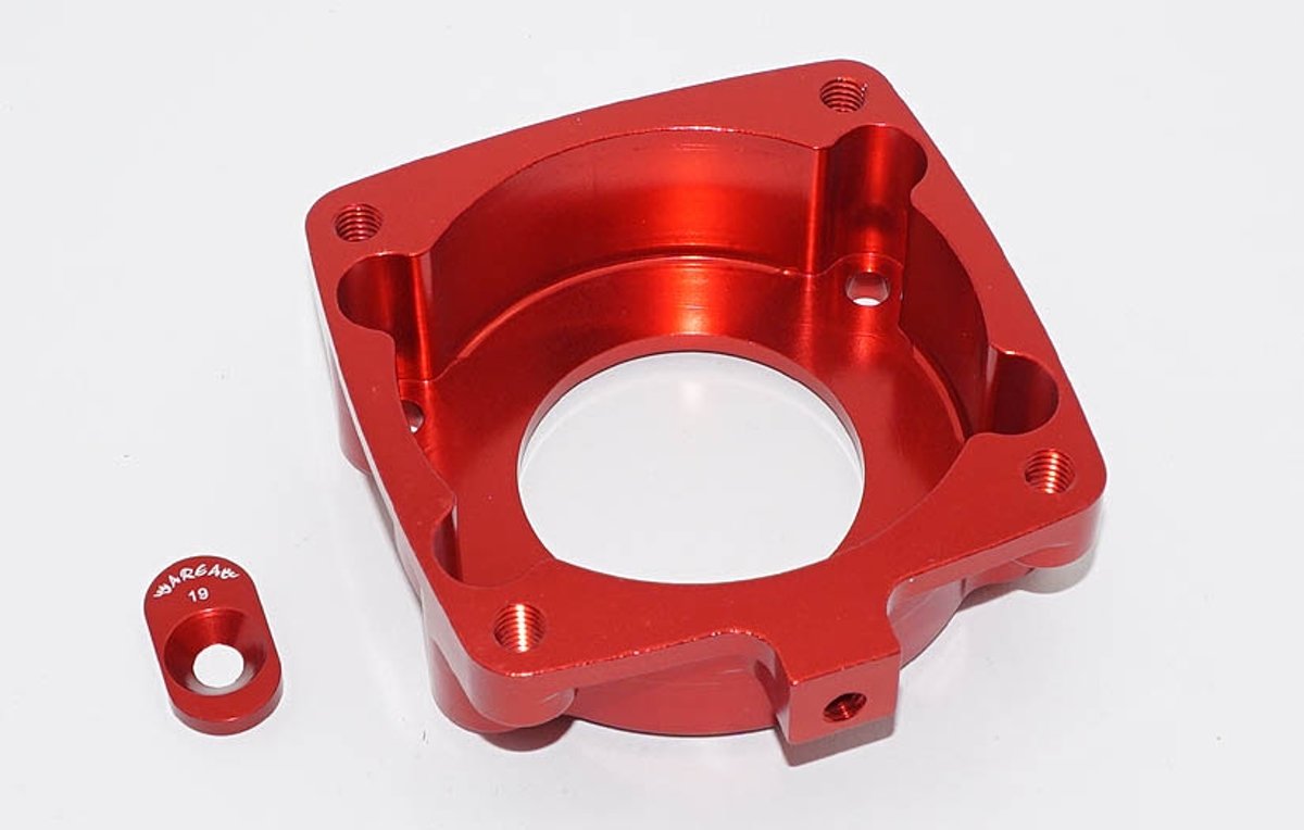 Area RC, motorflens Zenoah G320, (Rood aluminium), Set