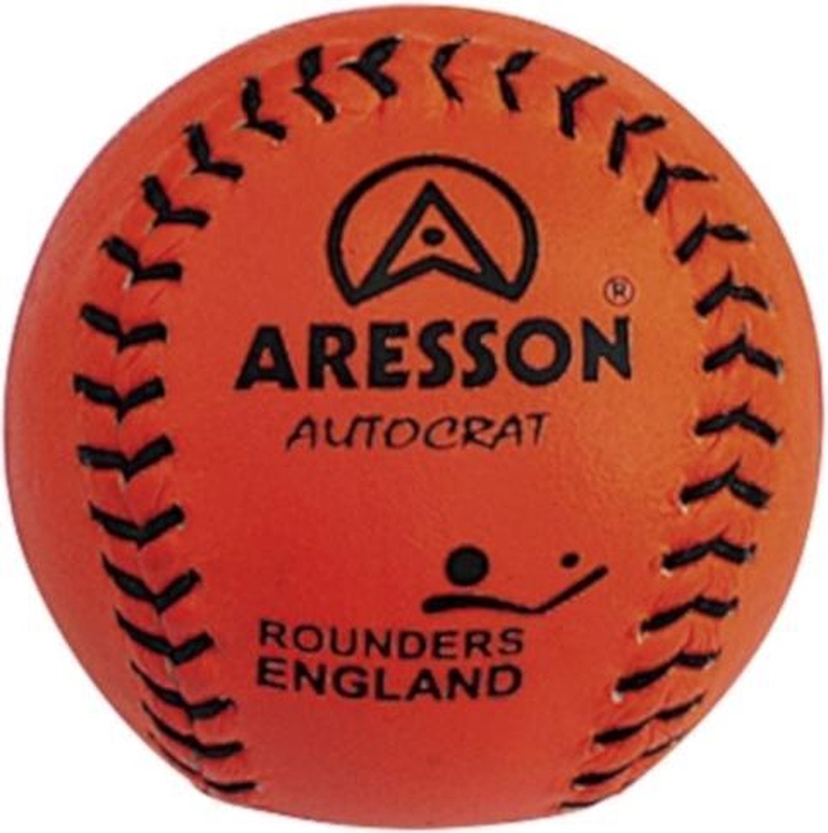   Rounders Bal Autocrat 19,5 Cm Leer Oranje