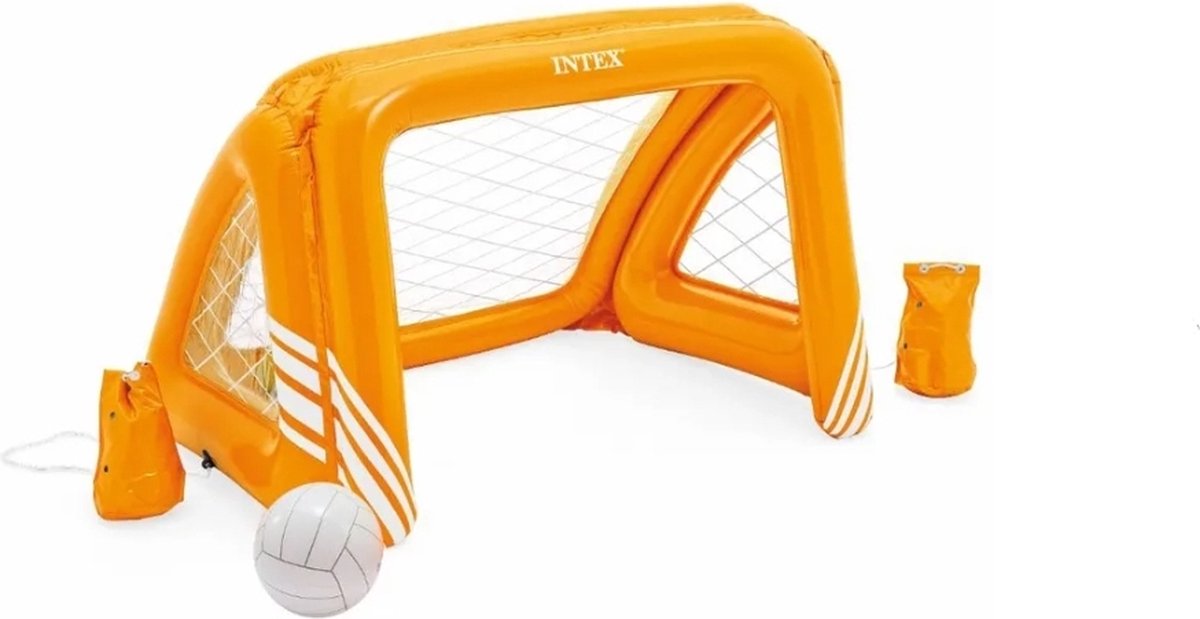 Ariko  Opblaasbare Goal Oranje - Fun Goals - doel - 124 x 84 x 76 cm - Inclusief Bal