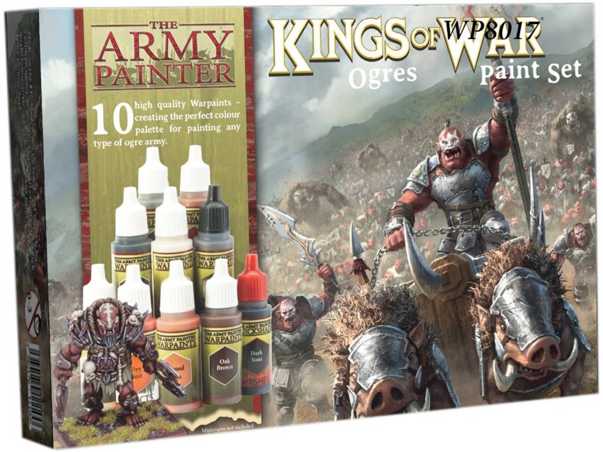 Warpaints Kings of War Ogres Paint Set - 10 kleuren - 17ml - WP8017